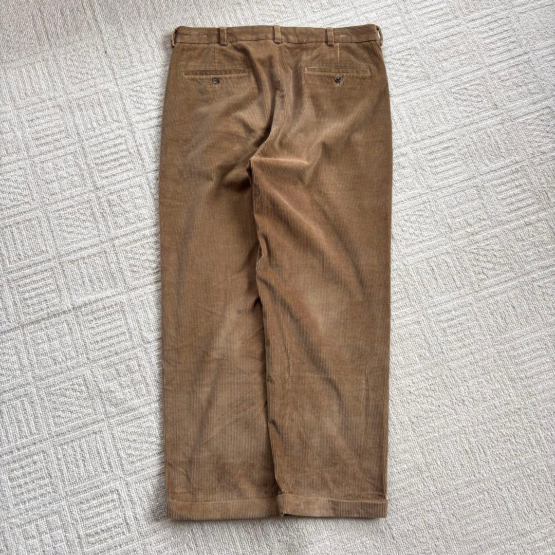 90s brooks brothers 太畝 ツータック コーデュロイパンツ