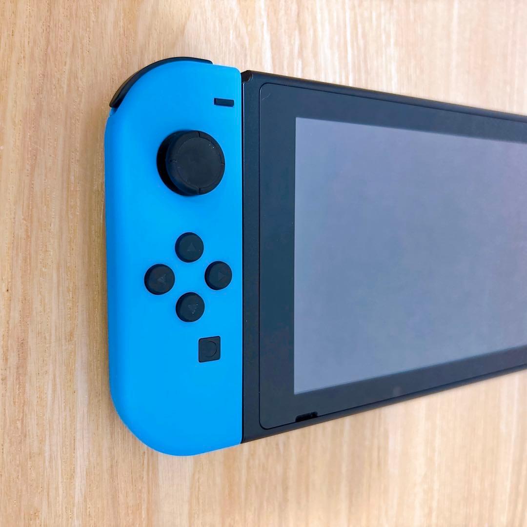 【未使用に近い】 バッテリー強化版 Switch本体 ネオンレッド ネオンブルー