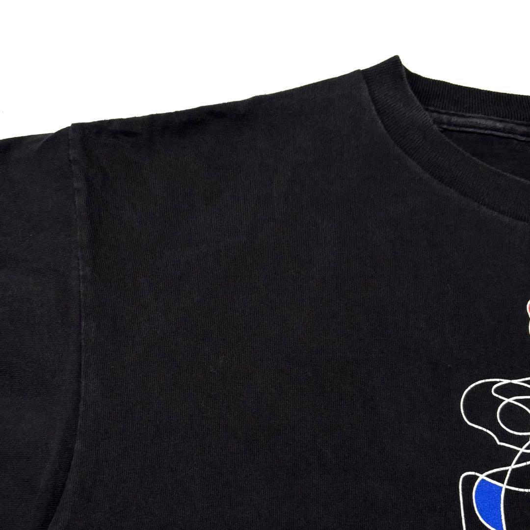 90sUSA製古着　ヴィンテージ　抽象的アート　フェスTシャツ　さくらんぼ