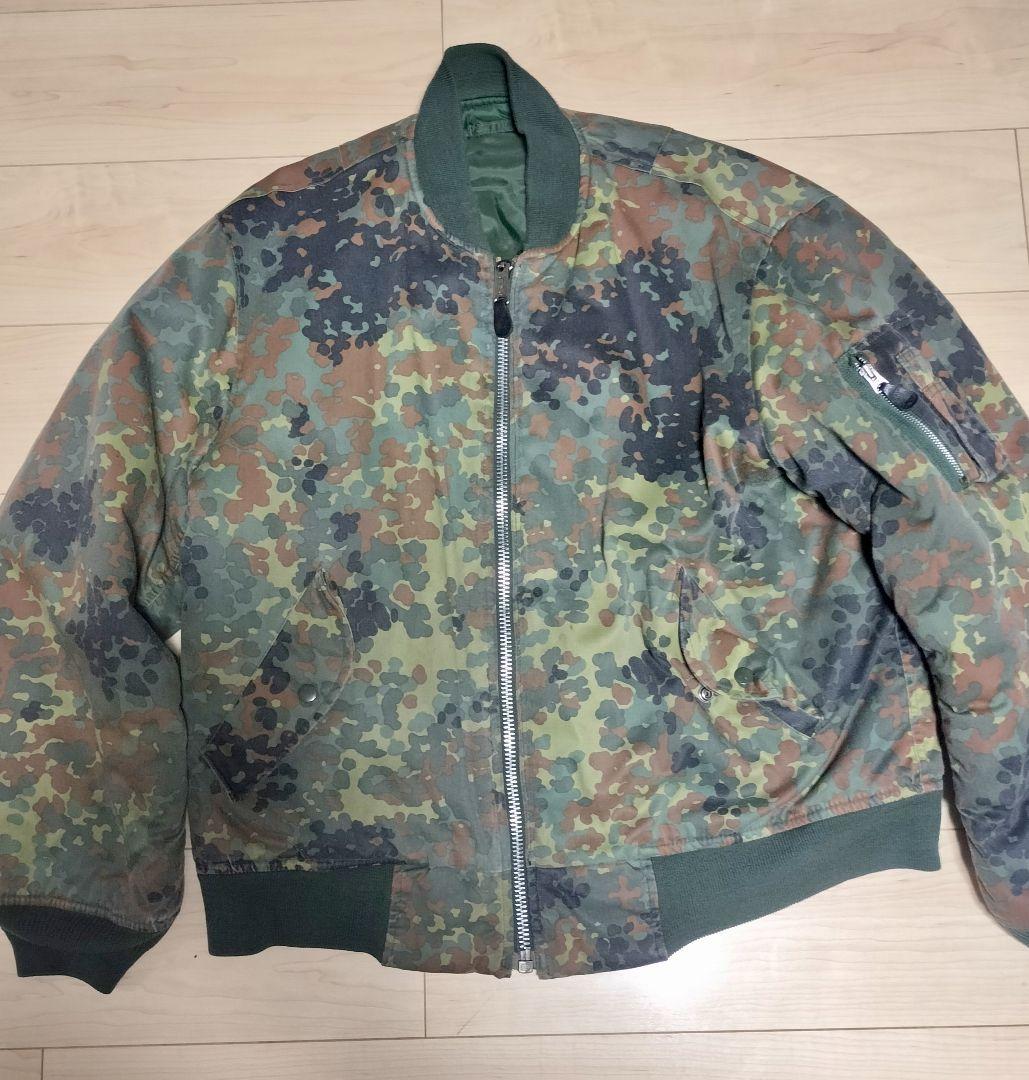 ~90's FLECKTARN CAMO MA-1 JACKET カモ柄