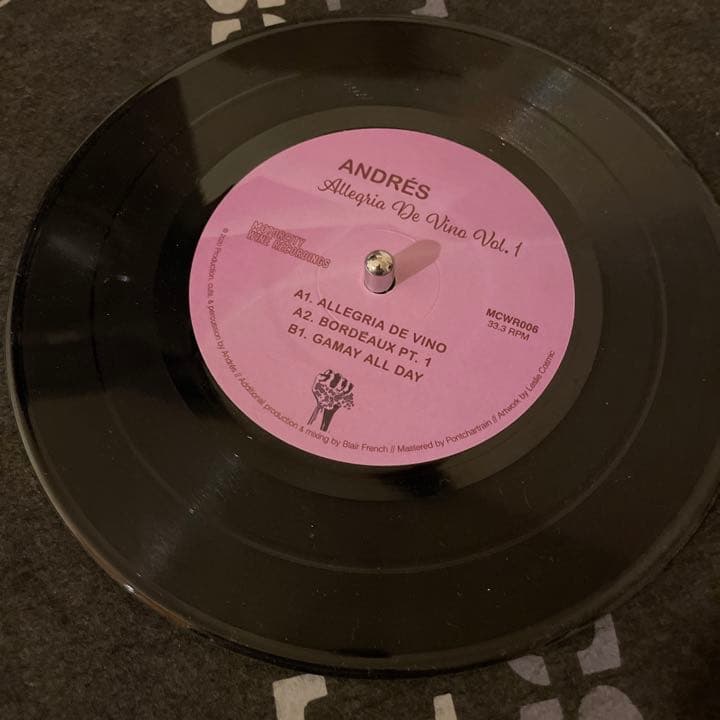 ANDRES allegria De Vino vol.1・2セット