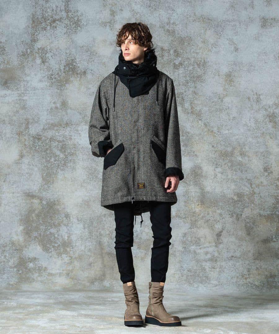 glamb【10月新作】予約完売品【未開封】 ハイネックモッズコート