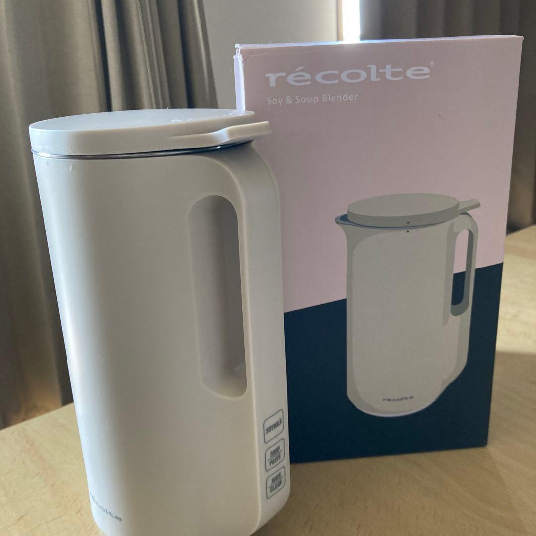 レコルテrécolte Soy & Soup Blender ホワイトRSY-1