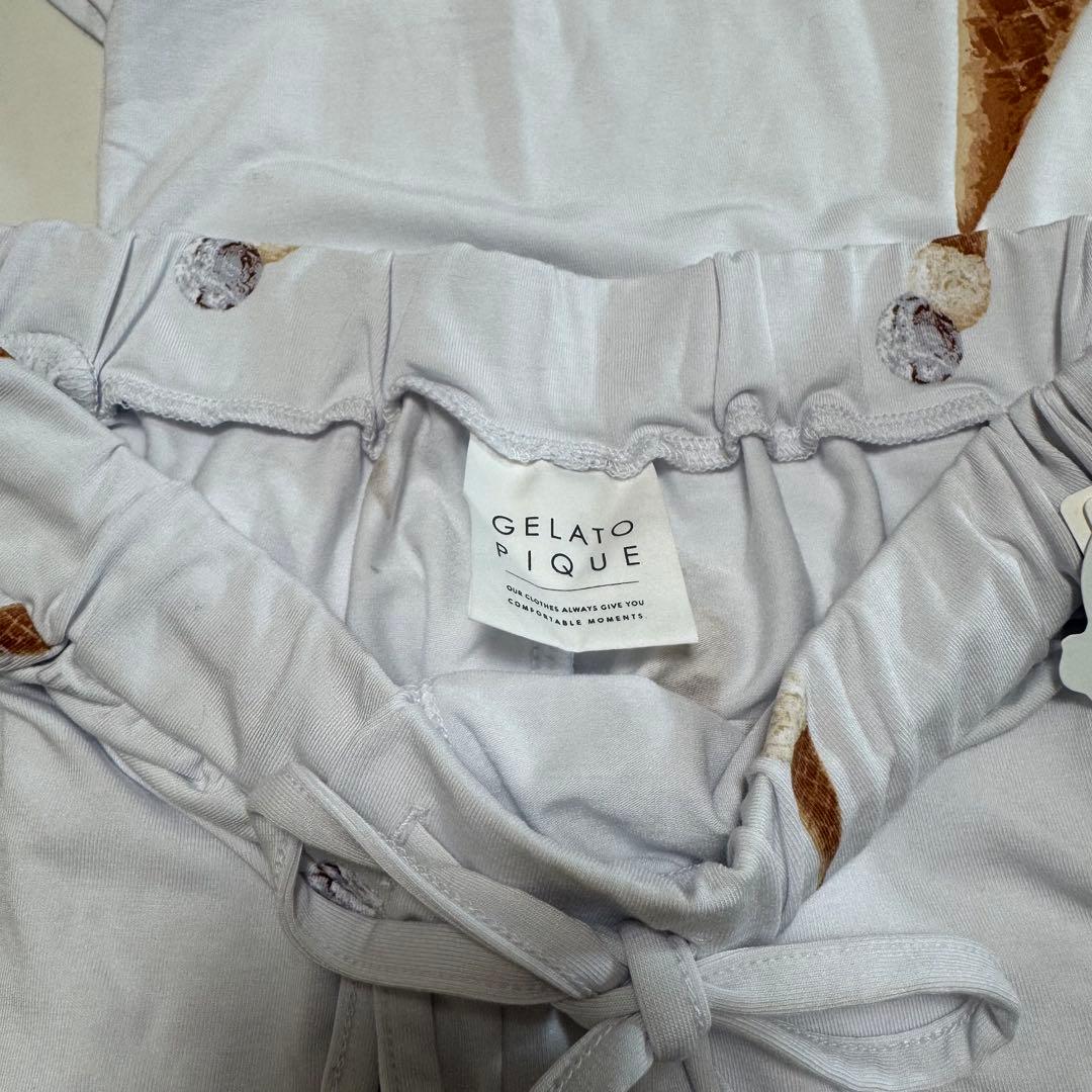 タグ付新品 ジェラピケ アイスクリームTシャツ＆ショートパンツSET