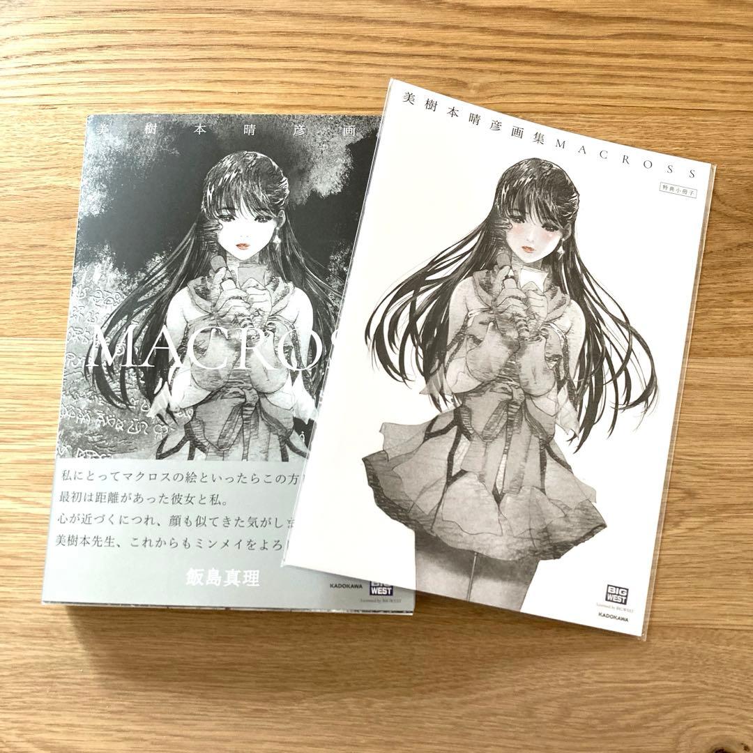 【最終　新品】美樹本晴彦　画集　マクロス　特典冊子付き　リンミンメイ　飯島真理