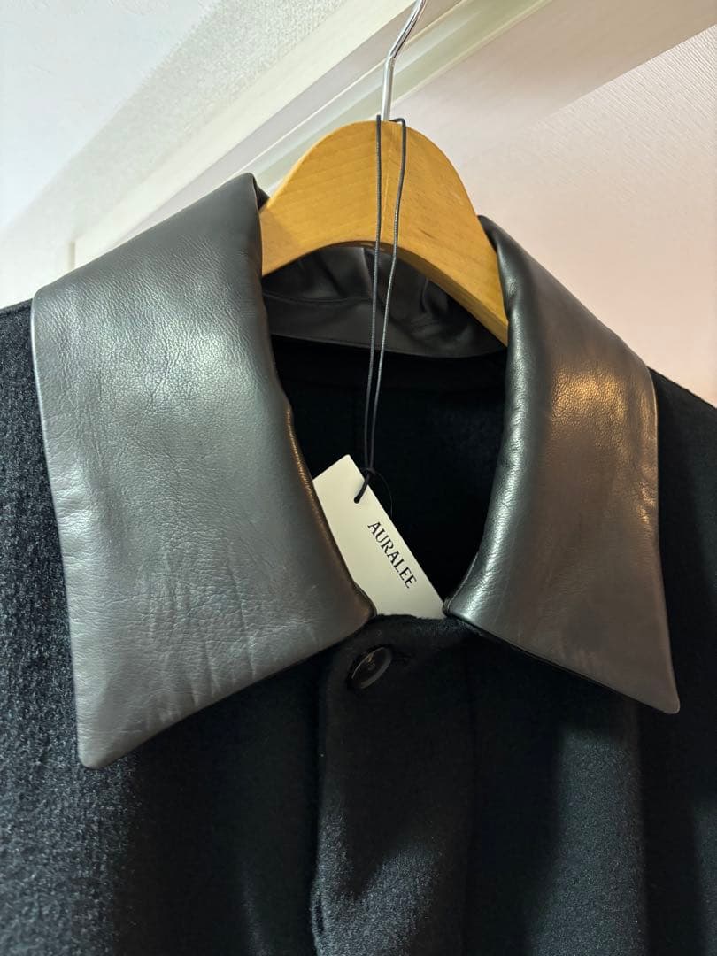 ジャケット・アウター AURALEE cashmere melton handsewn blouson