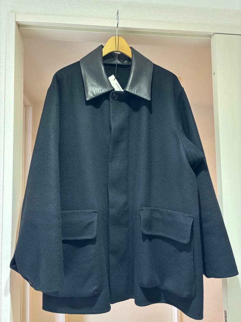 ジャケット・アウター AURALEE cashmere melton handsewn blouson