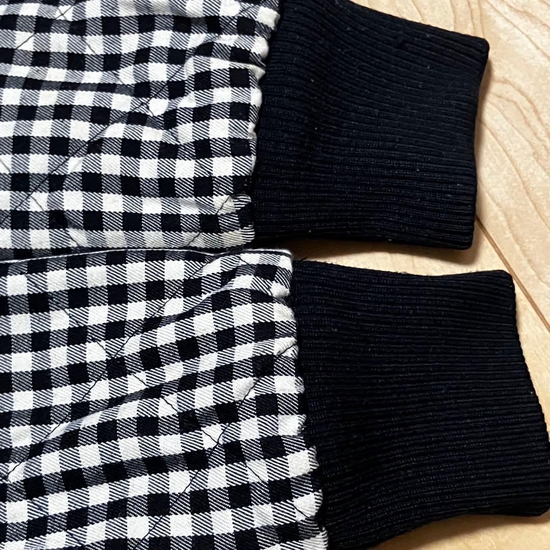 【冬物セット割】フレッドペリーFredPerryリバーシブル中綿ジャケット黒白M