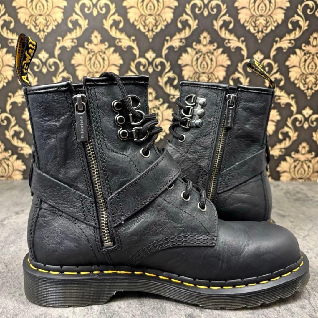 【極美品】UK5 (24cm)ドクターマーチン 1460 HDW ハーネスベルト
