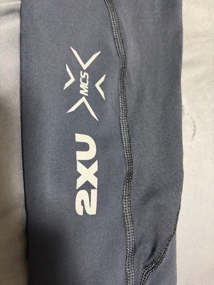 2xu MCSランコンプレッションタイツSサイズ MA5305B BLK/BRF