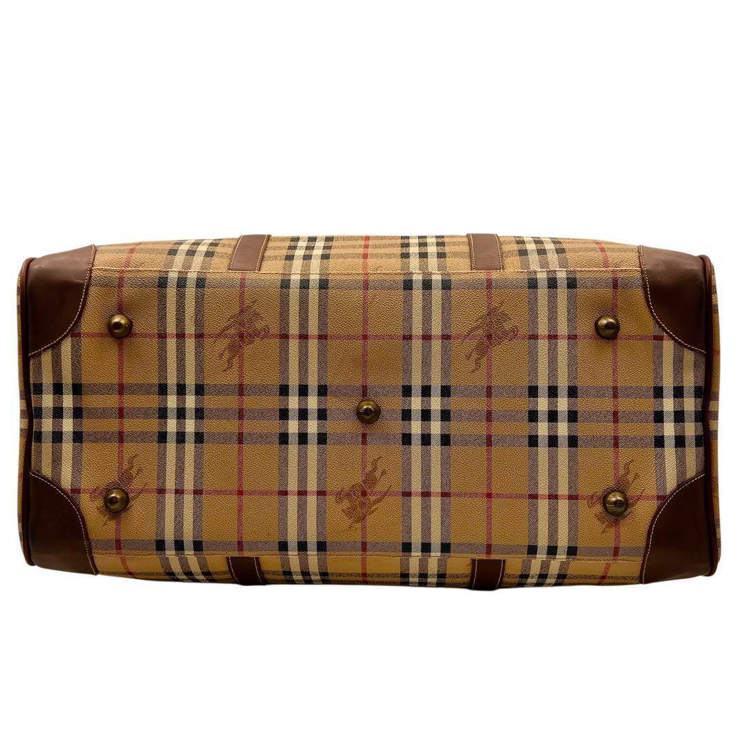 専用　BURBERRY ノバチェック PVC 2way ボストンバッグ 8939