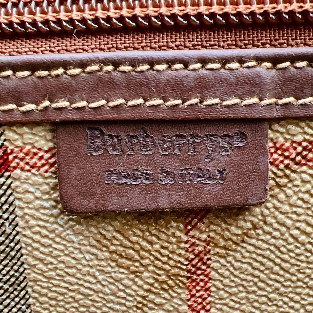 専用　BURBERRY ノバチェック PVC 2way ボストンバッグ 8939