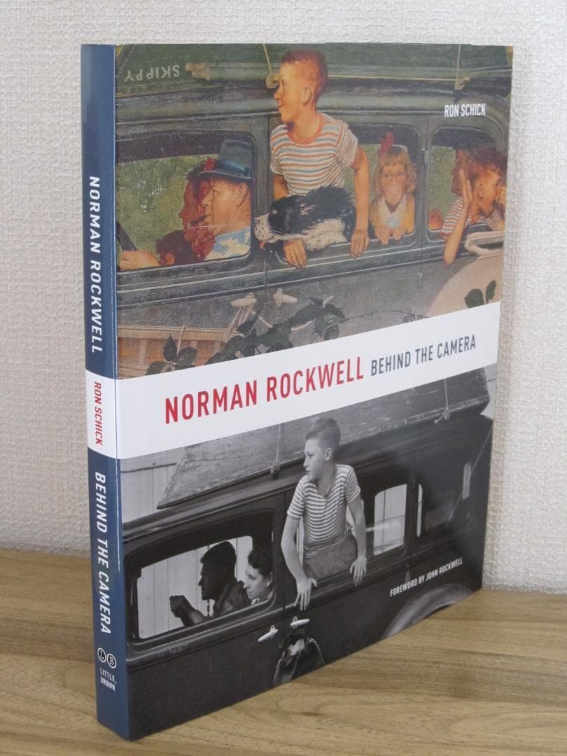 英語★ ノーマン・ロックウェル カメラの後ろで アート作品集 新品