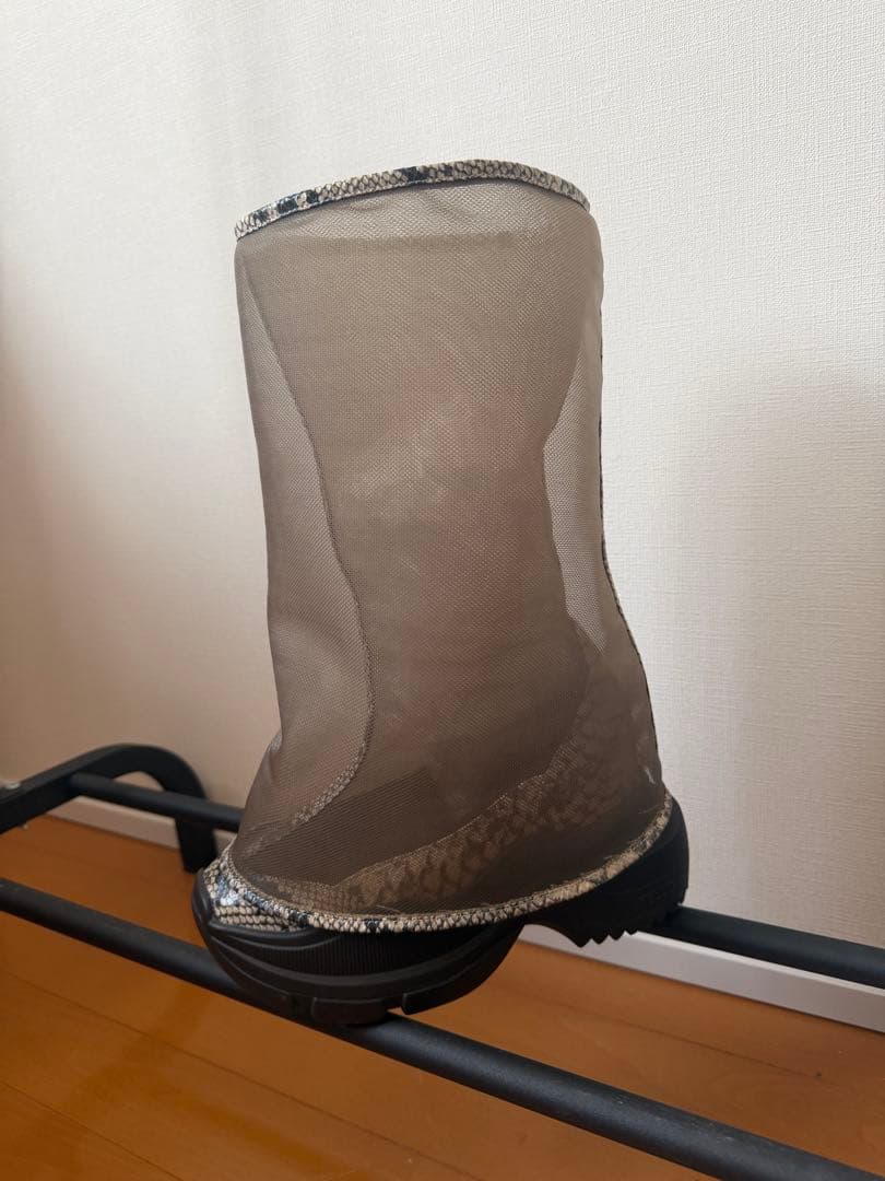 【美品 / YELLO】 SLEEK MESH BOOTS / Sサイズ
