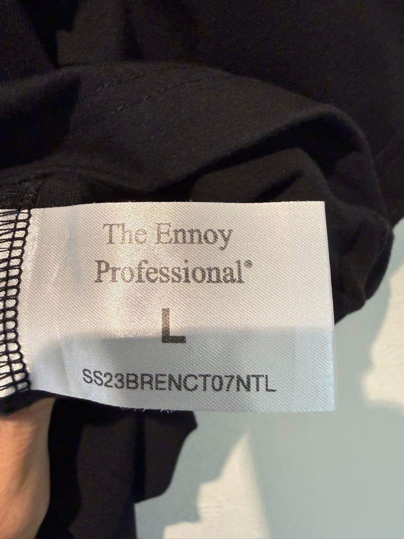 ennoy ELECTRIC LOGO GRADATION ブラック