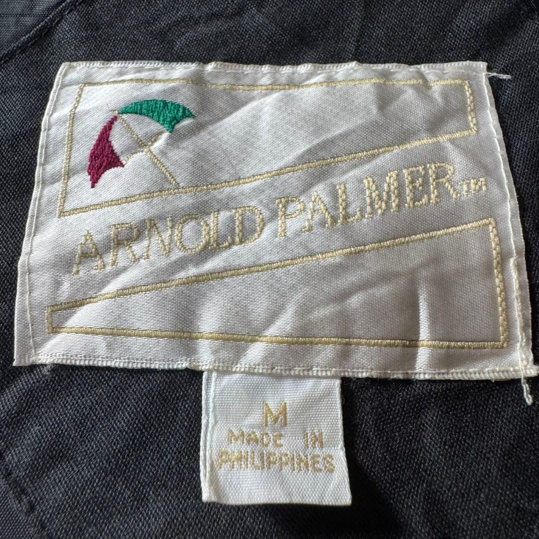 古着 90s ARNOLD PALMER ダービージャケット ブラック 黒
