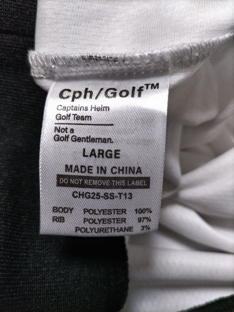 cph golf 　ショート　モックネック　ショートスリーブ