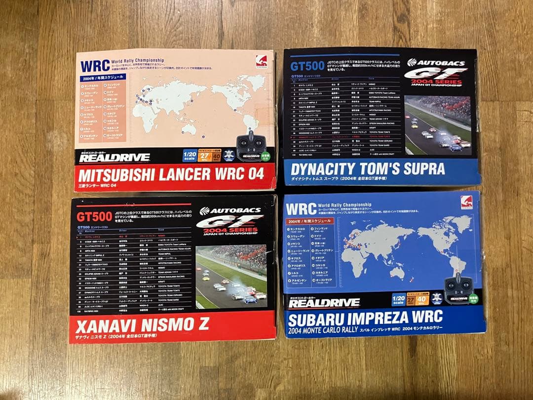 未開封 1/20 ラジコン ニスモ スープラ ランサー インプレッサ 4台セット