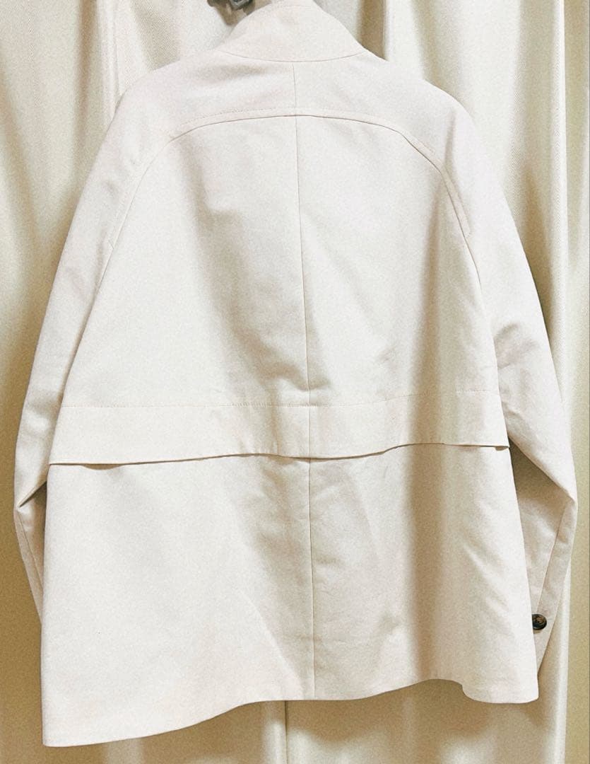 NOBLE コットンダブルクロススタンドショート コート36サイズ