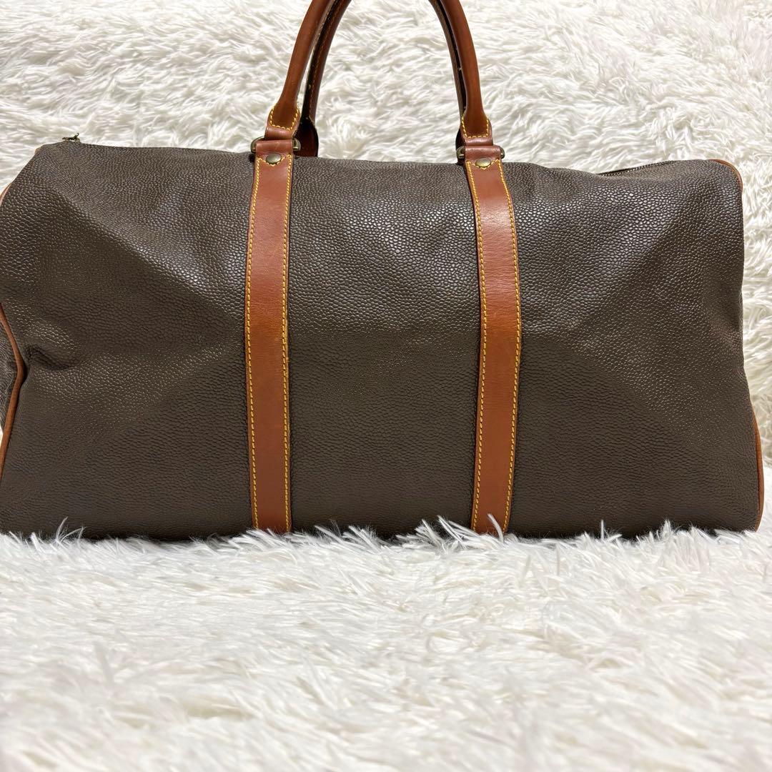 美品★Mulberry ボストンバッグ 2way カデナ 鍵 ロゴプレート　茶色