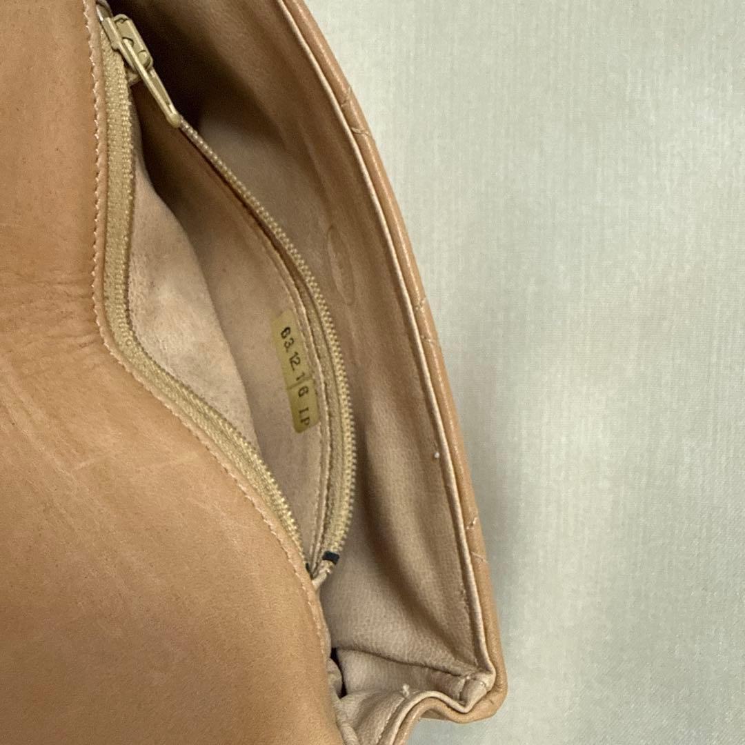 【難あり】CHANEL シャネル マトラッセ ウエストポーチ ベージュ