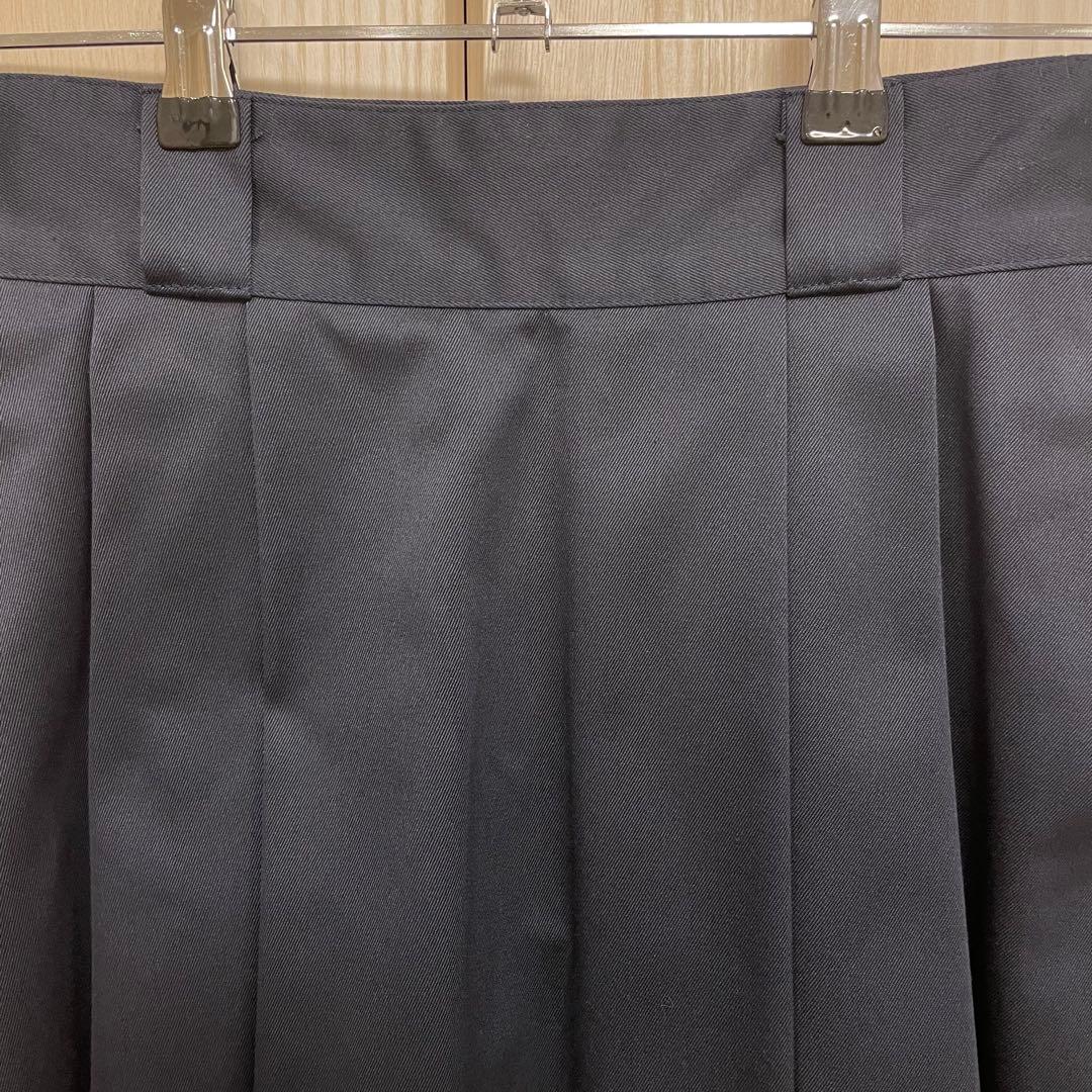 【中古】DANTON ネイビー フレアスカート36