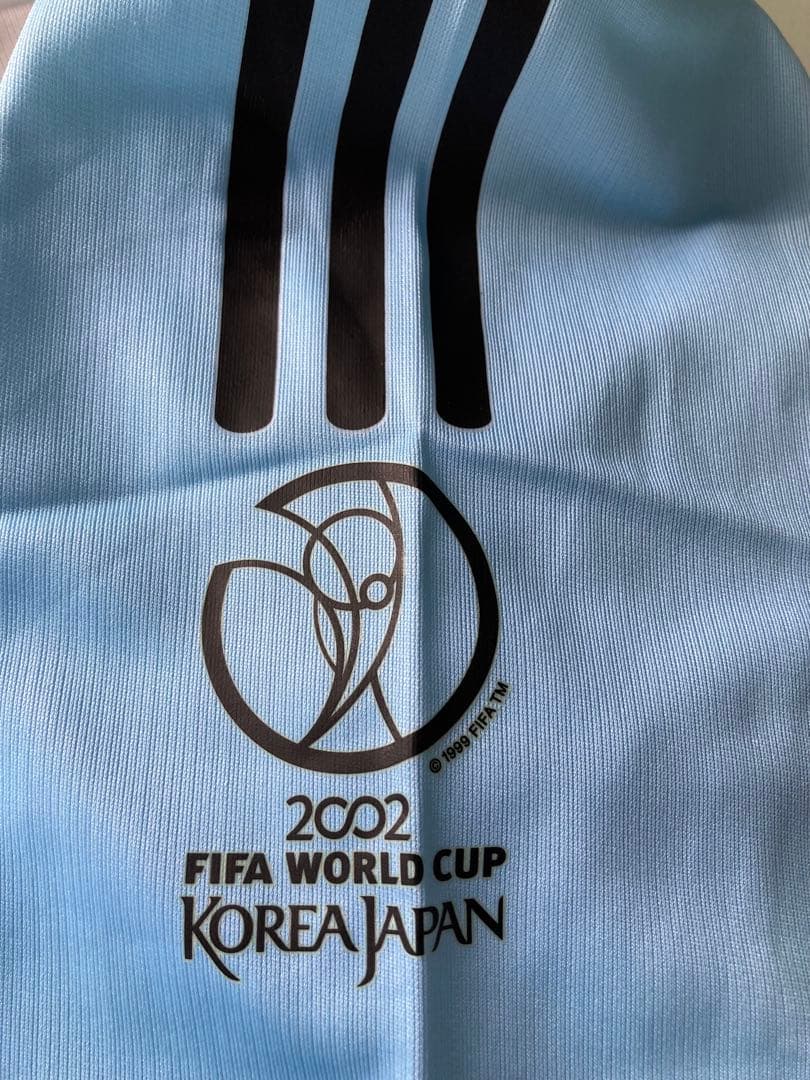 ’02年　日韓W杯　アディダス サッカーアルゼンチン代表 ユニフォーム