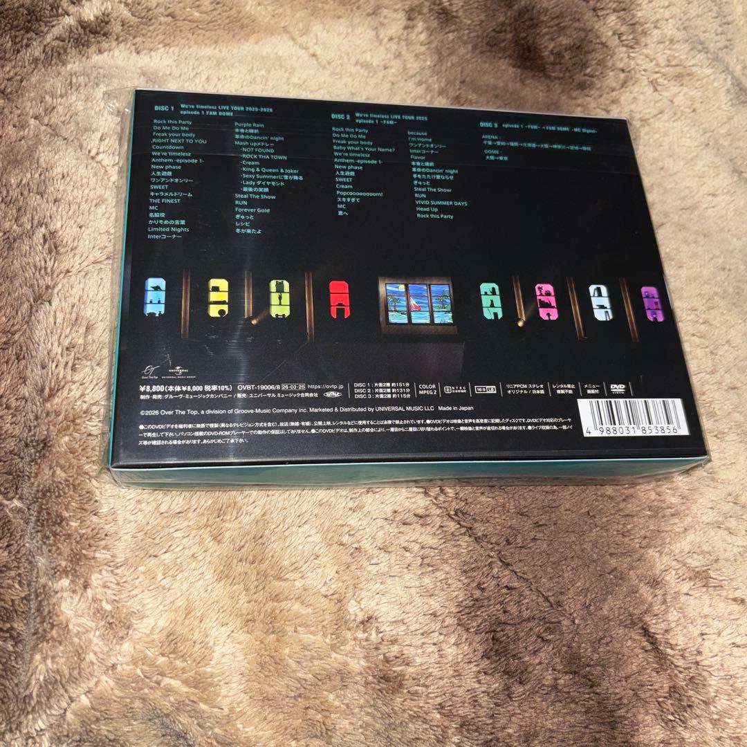 初回限定盤！We're timelesz FAM DOME DVD 新品未開封✴︎