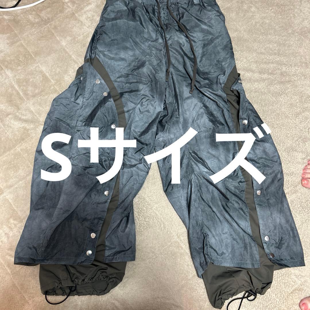 GRANCY ナイロンパンツ Sサイズ グリーン系