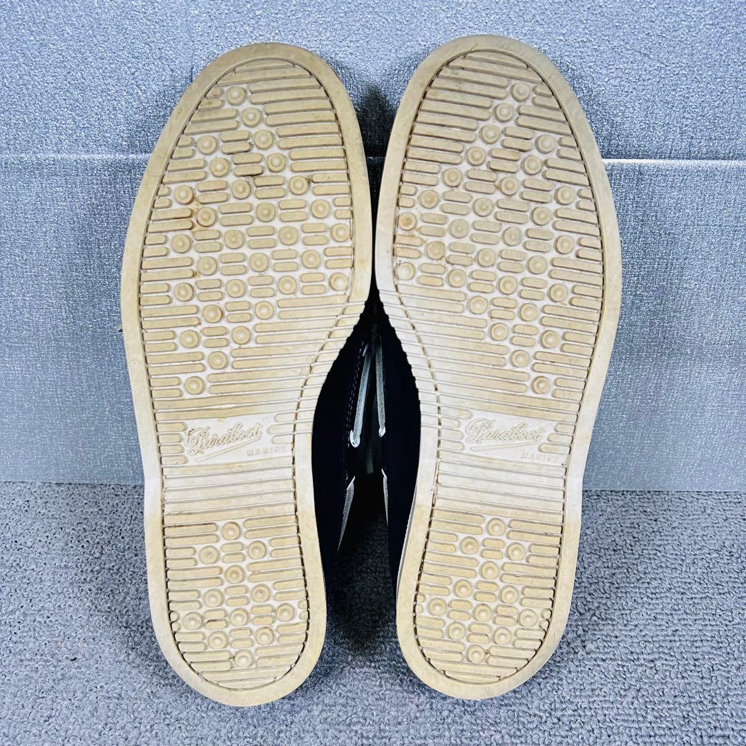 Paraboot パラブーツ ✨スエード デッキシューズ ブラック 26