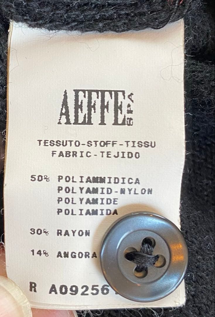 MOSCHINO CHEAP AND CHIC アンゴラ　カシミヤカーディガン