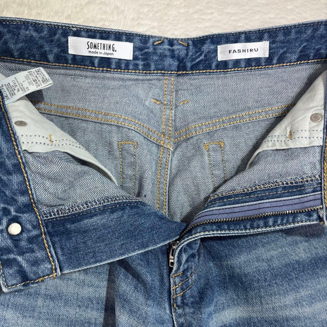 美品 FASHIRU × SOMETHING baggy fit Jeans