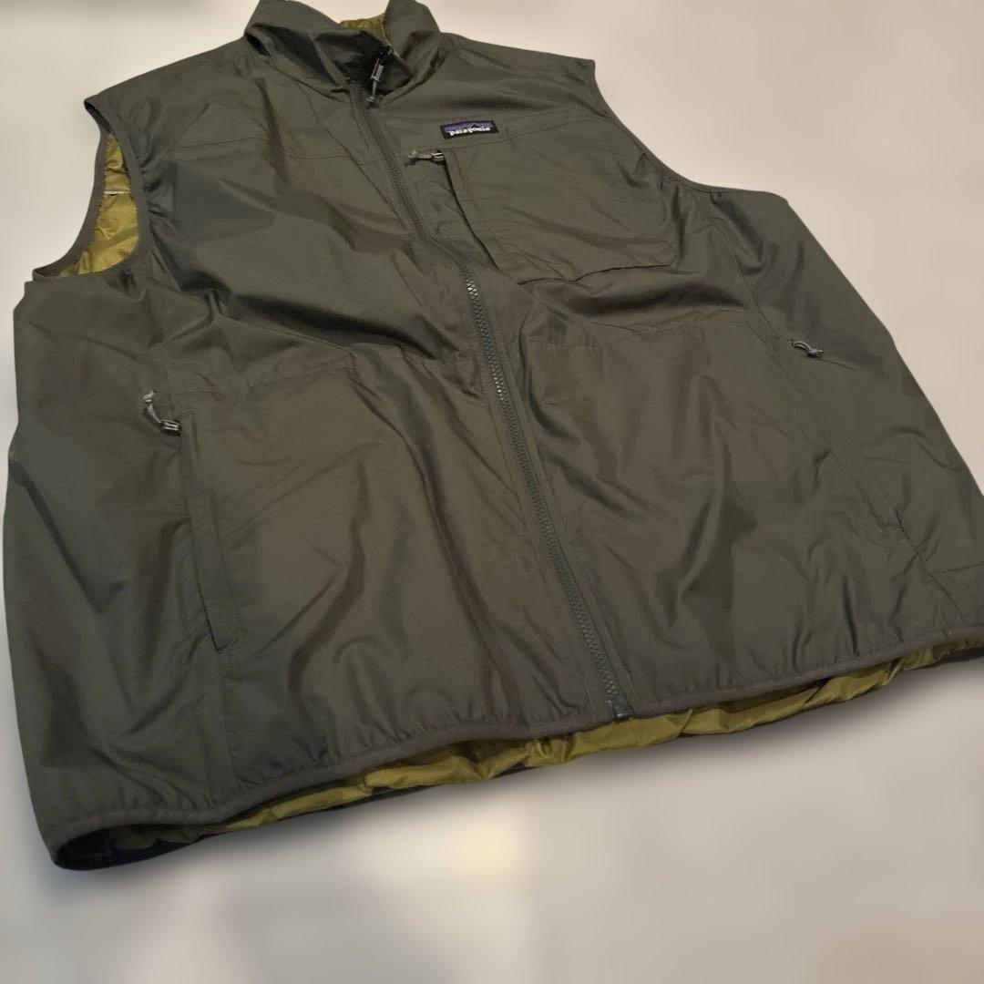 は*と様 patagonia XXL ベスト オリーブグリーン