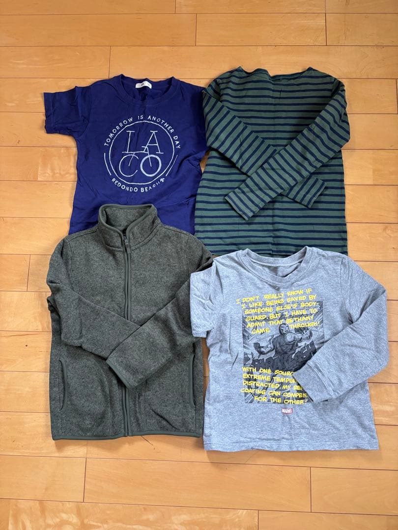 MPS ユニクロなどキッズ服セット 男の子140まとめ売り 14点 新品2点あり
