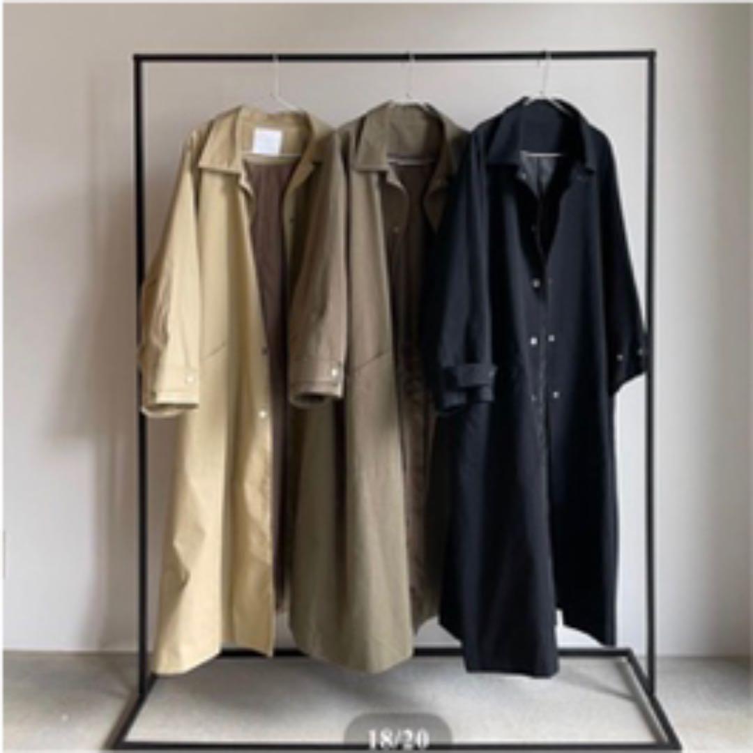 FASHIRU ステンカラーコートlong 美品❗️