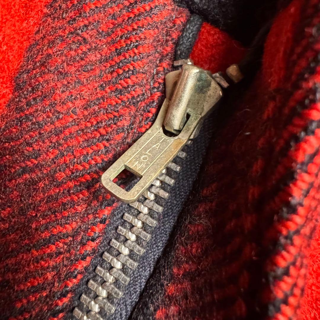 希少【50’s】Woolrich チェック柄　ウールパンツ　厚手　サイズ38