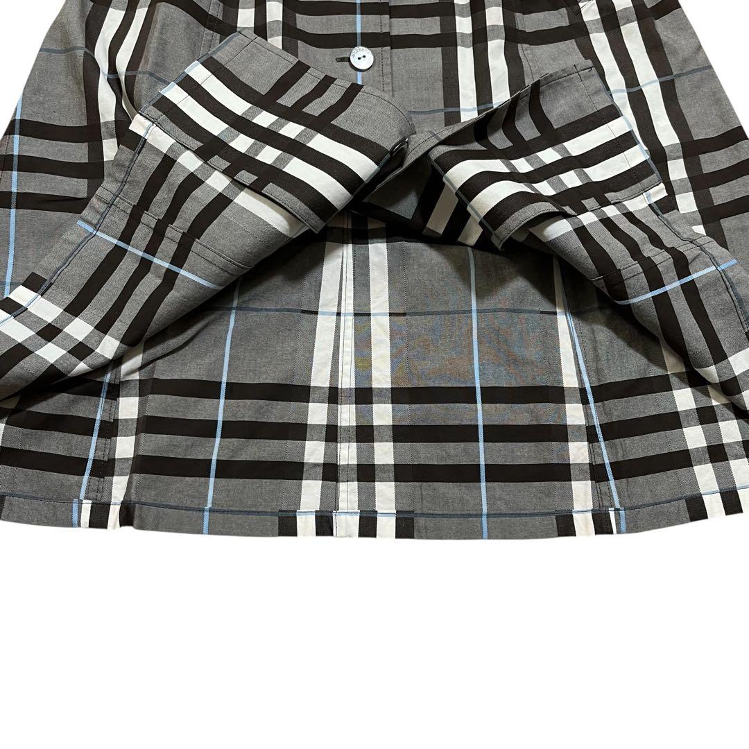 BURBERRY LONDON ワンピース ノースリーブ ノバチェック ベルト