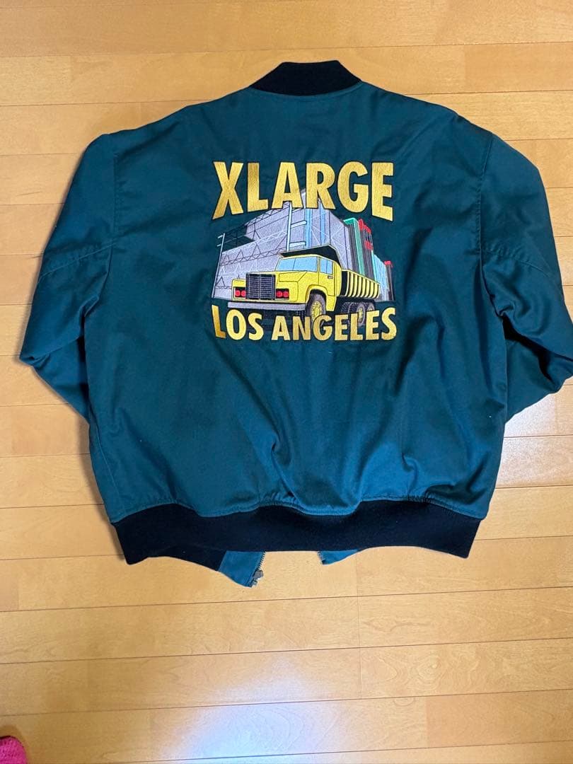 XLARGE ダークグリーン ワークジャケット