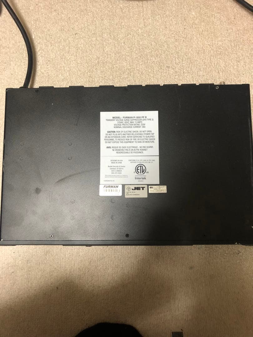 P-1800PFR J furman ディストリビューター　コンディショナー