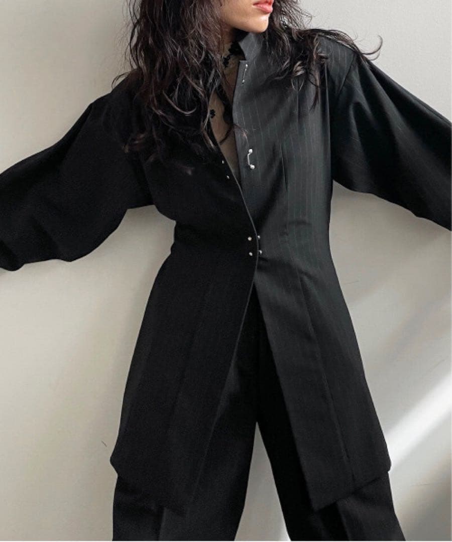 すう様限定 アメリUND WAIST SHAPE SHIRT JACKET