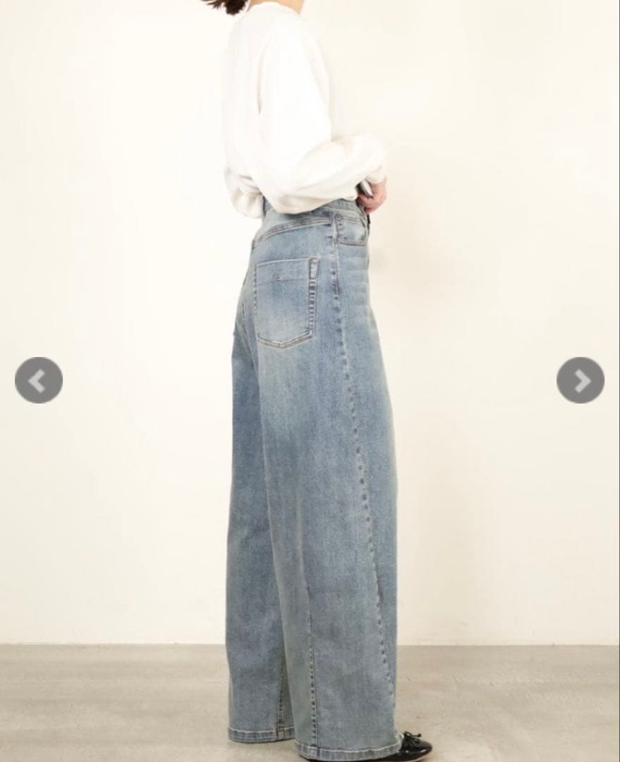 完売品✨ ayane アヤン バレルレッグデニムパンツ　ワイドパンツ　サイズ38