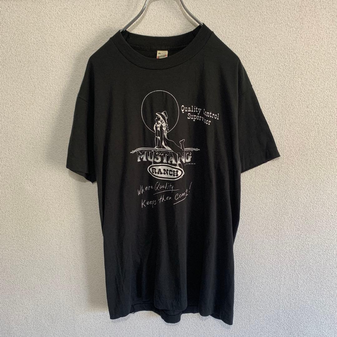 80s MUSTANG RANCH バイカー　エロ　ハーレー　 売春宿　T