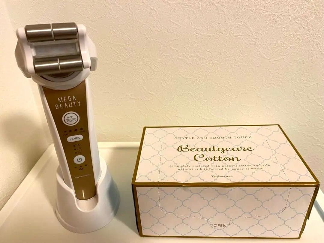 【今だけ】コットン1箱付＊ナリス化粧品 メガビューティ 美顔器
