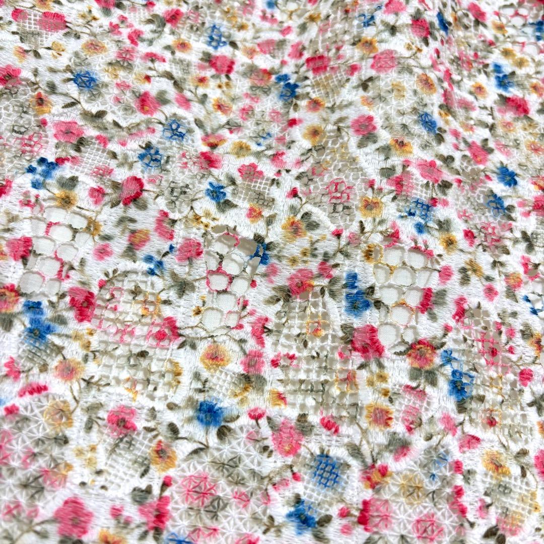 GRACE CONTINENTAL 花柄 総レース ワンピース タイト