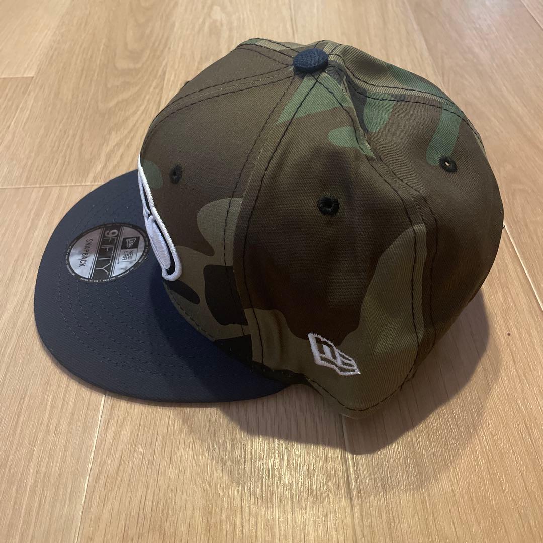 シアトル・シーホークス 迷彩柄キャップ NEW ERA フリーサイズ