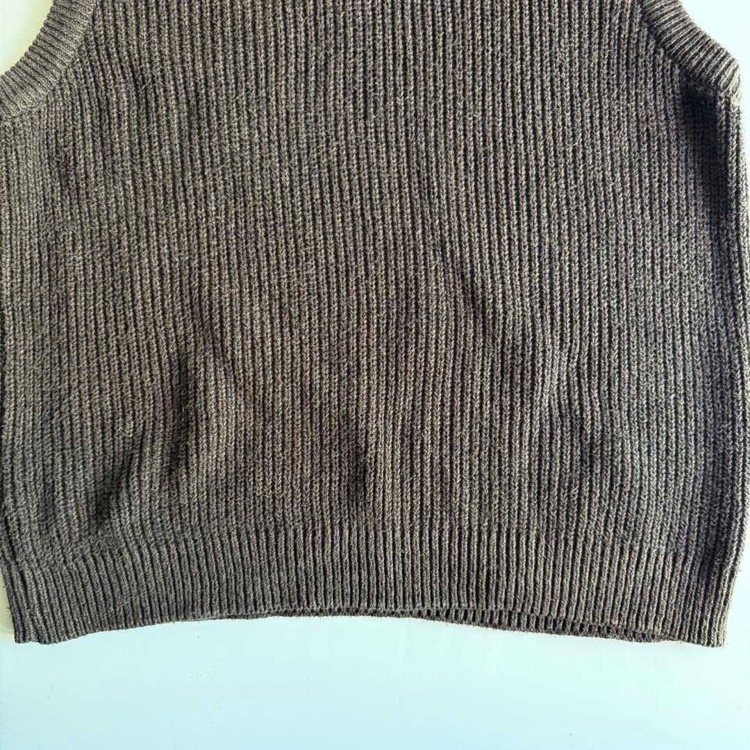 USA製 90s Eddie Bauer cotton knit vest
