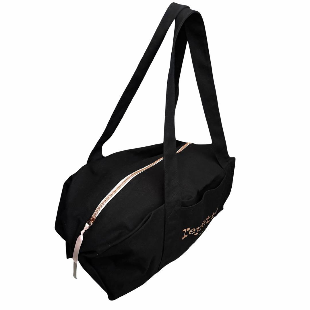 新品同様✨️レペット ボストンバッグ トートバッグ ピンク 大容量 肩掛け可　L