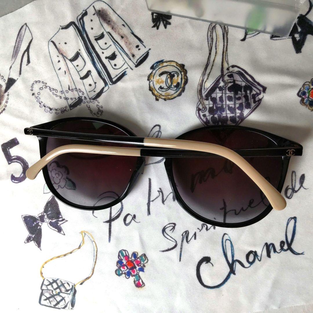 極美品 CHANELシャネル サングラス 5278 ココマーク グラデーション