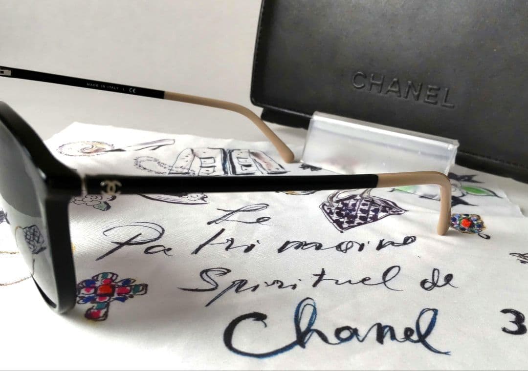 極美品 CHANELシャネル サングラス 5278 ココマーク グラデーション