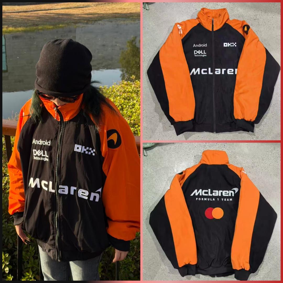 ✨男女兼用✨ mcLaren F1 レーシングジャケットブルゾン 刺繍　中綿